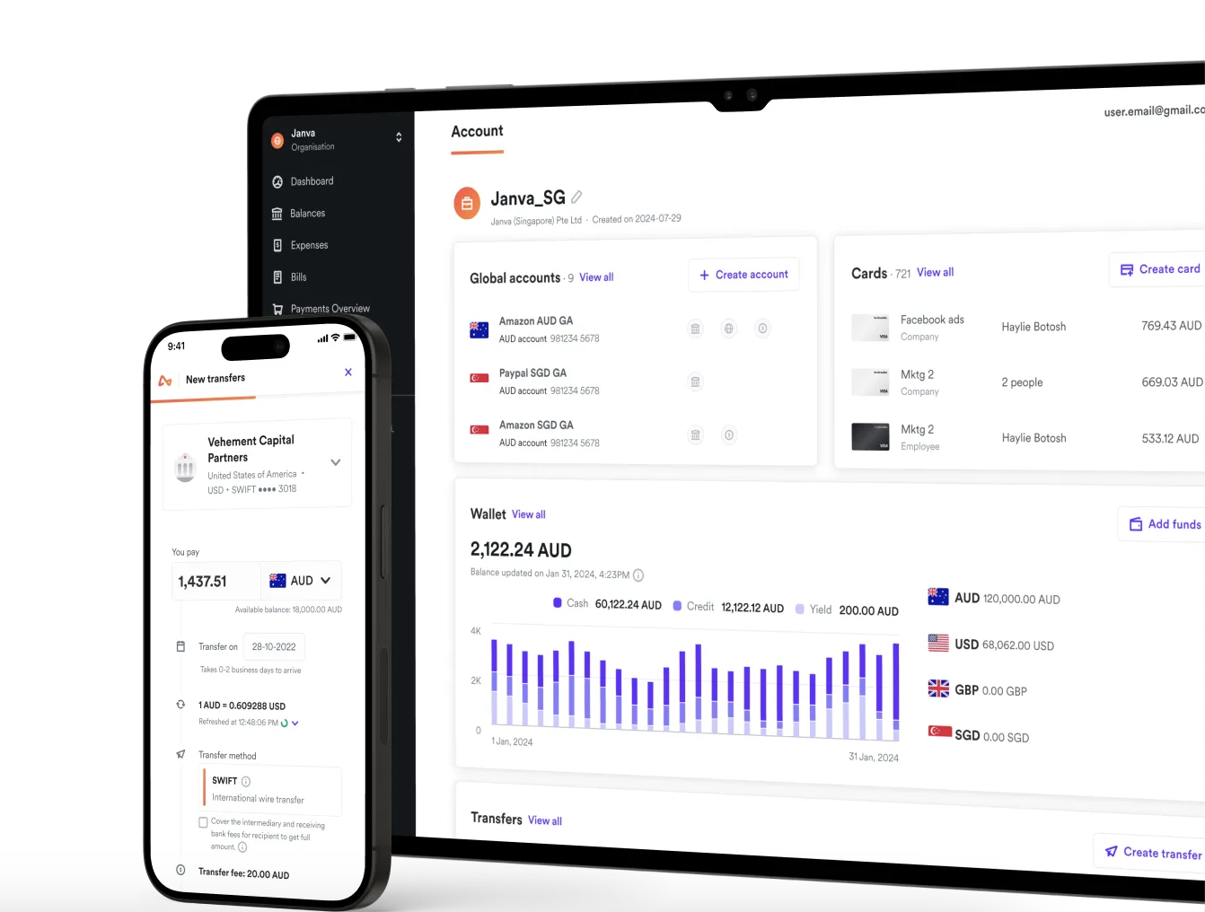 Zephyr Pay Dashboard